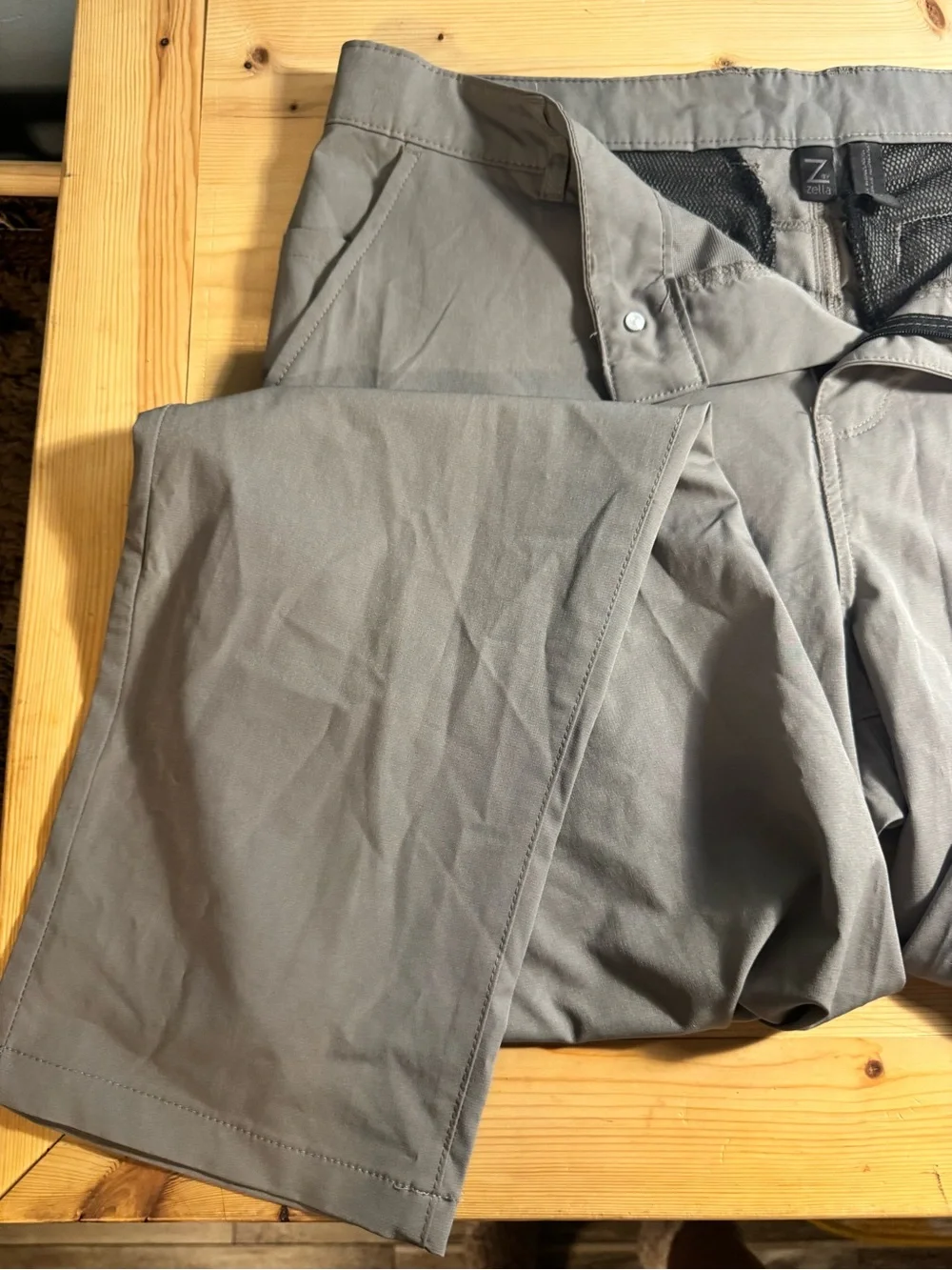 ZELLA LIGHT GREY BUSINESS PANT